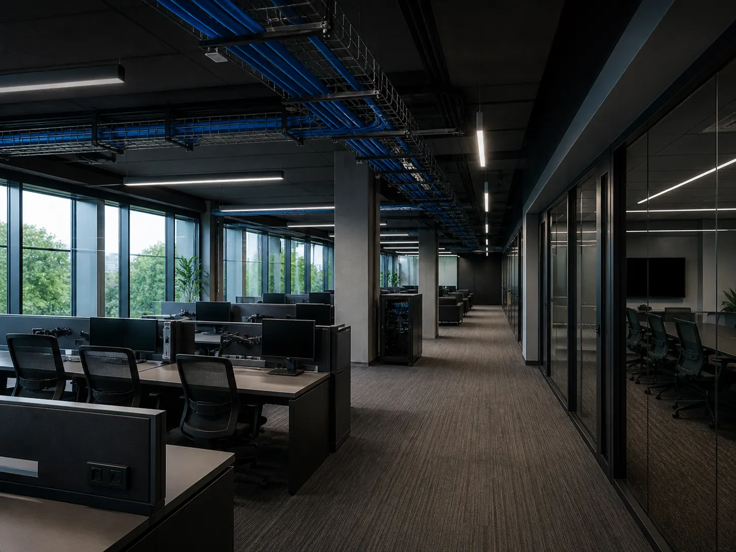 New office cabling project environment