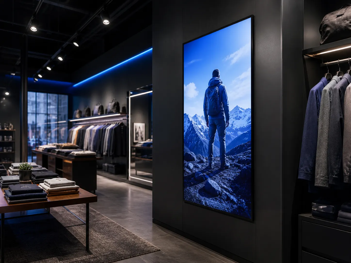 Retail display and signage project environment